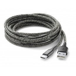 Cellularline USBDATAHOMEUSBCK USB-kaapeli 2,5 m USB C USB A musta
