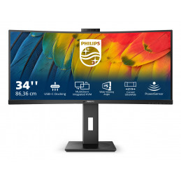 Philips 5000 series 34B1U5600CH 23 LED display 86,4 cm (34") 3440 x 1440 pikseliä Wide Quad HD LCD musta