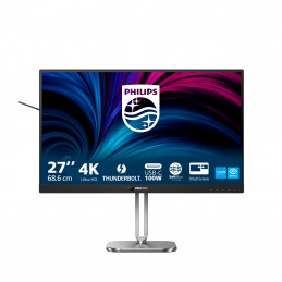 Philips 6000 series 27B2U6903 00 tietokoneen litteä näyttö 68,6 cm (27") 3840 x 2160 pikseliä 4K Ultra HD LED Antrasiitti
