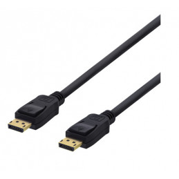 Deltaco DP-1020D DisplayPort-kaapeli 2 m musta
