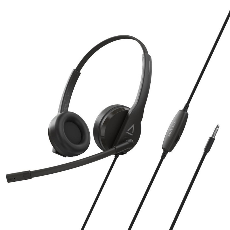 Creative Labs HS-230 Kuulokkeet Langallinen Pääpanta Puhelut Musiikki USB A-tyyppi musta