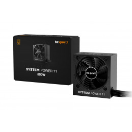 be quiet! System Power 11 550W virtalähdeyksikkö 20+4 pin ATX ATX musta