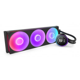 NZXT Kraken Elite 420 RGB Suoritin All-in-one-nesteenjäähdytin 14 cm musta 1 kpl