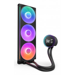 NZXT Kraken Elite 420 RGB Suoritin All-in-one-nesteenjäähdytin 14 cm musta 1 kpl
