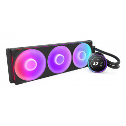 NZXT Kraken Elite 420 RGB Suoritin All-in-one-nesteenjäähdytin 14 cm musta 1 kpl