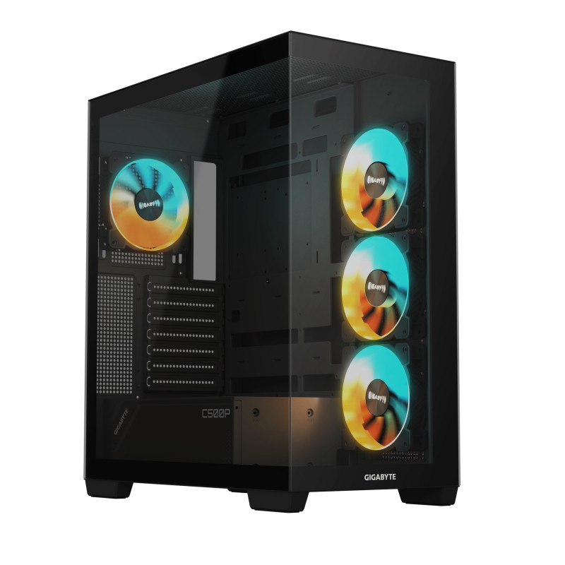 GIGABYTE C500 PANORAMIC STEALTH Midi Tower musta