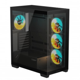 GIGABYTE C500 PANORAMIC STEALTH Midi Tower musta