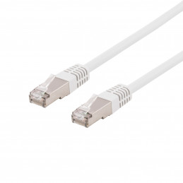 Deltaco S FTP Cat6 laitekaapeli, Delta-sert., LSZH, 20m, valkoinen
