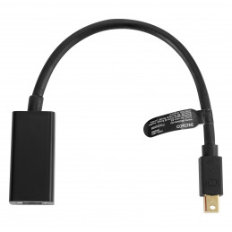 Deltaco Modulaarinen HDMI-sovitinrengas, USB-C, DP, Mini DP, Mini HDMI ja Micro HDMI, musta