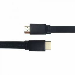 Deltaco R00100002 HDMI-kaapeli 1 m HDMI-tyyppi A (vakio) musta