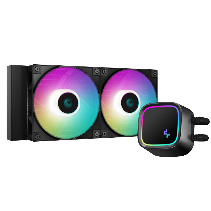 DeepCool LE520 Suoritin All-in-one-nesteenjäähdytin 12 cm musta 1 kpl