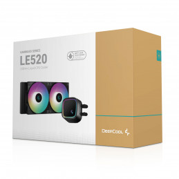 DeepCool LE520 Suoritin All-in-one-nesteenjäähdytin 12 cm musta 1 kpl