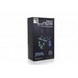 Alphacool 11999 Tietokoneen jäähdytysjärjestelmä Suoritin Ilmanjäähdytin 12 cm musta 1 kpl