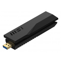 MSI BE6500 WiFi7 USB Stick - Dongle liitäntäkortti -sovitin USB 3.2 Gen 1 (3.1 Gen 1)