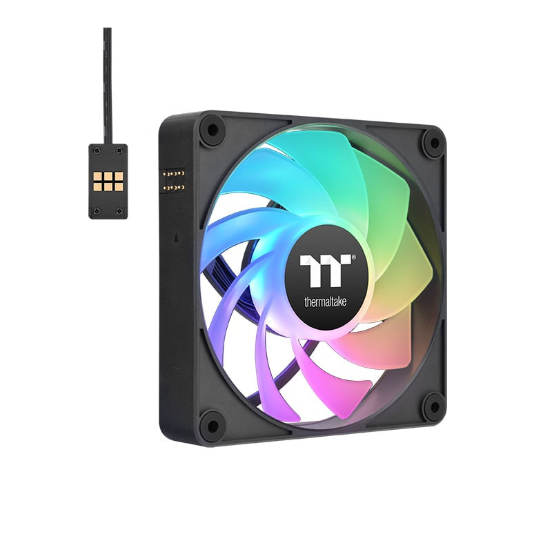 Thermaltake CL-F193-PL14SW-A Tietokoneen jäähdytysjärjestelmä Tietokonekotelo Tuuletin 14 cm musta 3 kpl