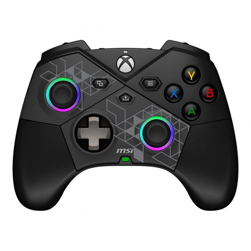 MSI FORCE PRO W CONTROLLER musta USB 2.0 Pad-ohjain Analoginen Digitaalinen Android, PC, Xbox One S, Xbox One X, Xbox Series S,