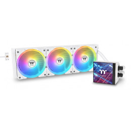 Thermaltake MAGFloe 420 Ultra ARGB Suoritin All-in-one-nesteenjäähdytin 14 cm Valkoinen 1 kpl