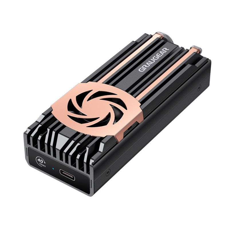 GRAUGEAR G-M2U4-40G-F tallennusaseman kotelo SSD-kotelo musta M.2