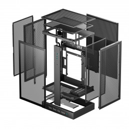 DeepCool CH270 Digital Mini Tower musta
