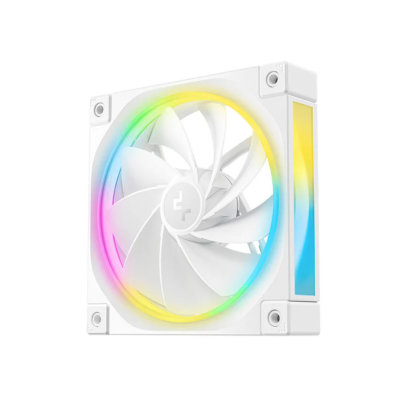 DeepCool FL12R Tietokonekotelo Tuuletin 12 cm Valkoinen 1 kpl