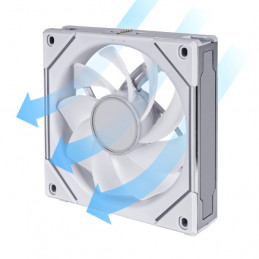 Lian Li UF-RSLIN120-1W Tietokoneen jäähdytysjärjestelmä Tietokonekotelo Tuuletin 12 cm Valkoinen 1 kpl