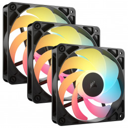 Corsair RS120-R ARGB Tietokonekotelo Tuuletin 12 cm musta 3 kpl
