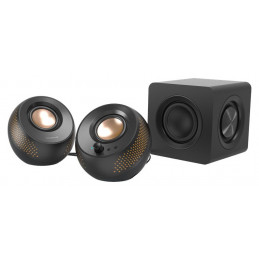 Creative Labs Creative Pebble X Plus kaiutinsetti 30 W Universaali musta 2.1 kanavaa Bluetooth