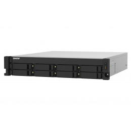 QNAP TS-832PXU-RP NAS Teline ( 2U ) Annapurna Labs AL324 4 GB DDR4 0 TB QNAP Turbo System musta