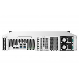 QNAP TS-832PXU-RP NAS Teline ( 2U ) Annapurna Labs AL324 4 GB DDR4 0 TB QNAP Turbo System musta