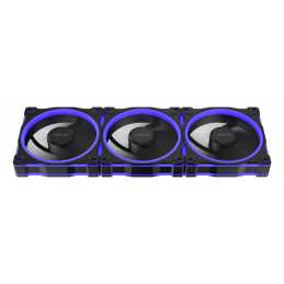 ASUS Prime MR120 Fan ARGB Reverse Black 3in1 Tietokonekotelo Tuuletin 12 cm musta 3 kpl