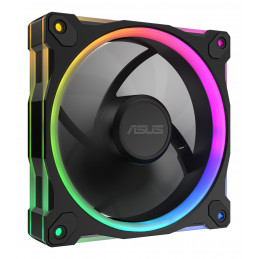 ASUS Prime MR120 Fan ARGB Reverse Black 3in1 Tietokonekotelo Tuuletin 12 cm musta 3 kpl