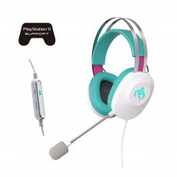 ASUS TUF Gaming H1 Gen II Hatsune Miku Edition Kuulokkeet Langallinen Kannettava Pelaaminen USB A-tyyppi Vaaleanpunainen,