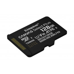 Kingston Technology Canvas Select Plus Gen3 128 GB MicroSDXC UHS-I Luokka 10