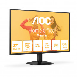 AOC B3 Q27B35S3 tietokoneen litteä näyttö 68,6 cm (27") 2560 x 1440 pikseliä Quad HD LED musta
