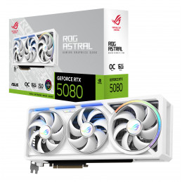 ASUS ROG Astral - -RTX5080-O16G-WHITE NVIDIA GeForce RTX 5080 16 GB GDDR7