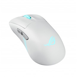 ASUS ROG Keris II Origin WHT hiiri Pelaaminen Oikeakätinen RF Wireless + Bluetooth + USB Type-A Optinen 42000 DPI