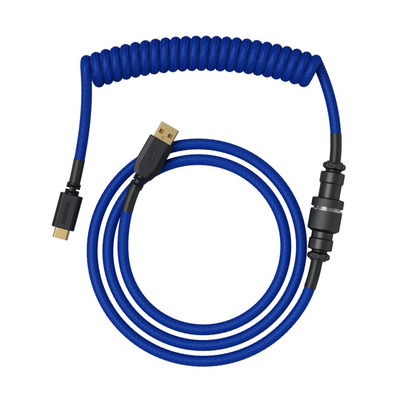Glorious Gaming GLO-KB-ACC-CBL-COIL-CBLU näppäimistön hiiren kaapeli Sininen 1,4 m