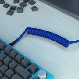 Glorious Gaming GLO-KB-ACC-CBL-COIL-CBLU näppäimistön hiiren kaapeli Sininen 1,4 m