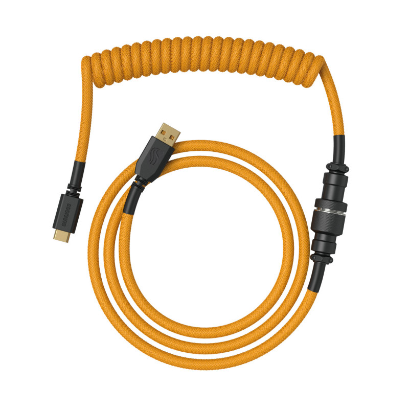 Glorious Gaming GLO-KB-ACC-CBL-COIL-GGLD näppäimistön hiiren kaapeli Kulta 1,4 m