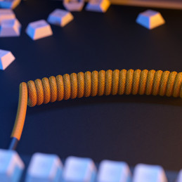 Glorious Gaming GLO-KB-ACC-CBL-COIL-GGLD näppäimistön hiiren kaapeli Kulta 1,4 m