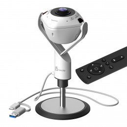 j5create JVU368-N 360° AI-Powered-verkkokamera ja kaiutinpuhelin