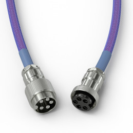 Glorious Gaming GLO-KB-ACC-CBL-COIL-NEB näppäimistön hiiren kaapeli Violetti 1,4 m