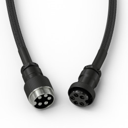 Glorious Gaming GLO-KB-ACC-CBL-COIL-PBLK näppäimistön hiiren kaapeli musta 1,4 m