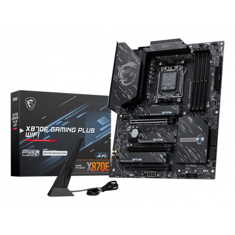MSI X870E GAMING PLUS WIFI emolevy AMD X870E Pistoke AM5 ATX