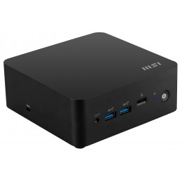 MSI CUBI NUC 1MG-244BEU barebone-tietokonerunko 0.84L sized PC musta 100U Intel® SoC