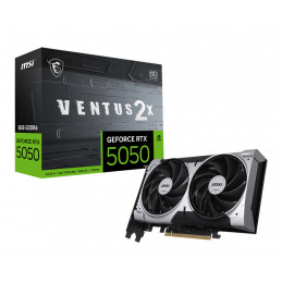 MSI GEFORCE RTX 5050 8G VENTUS 2X OC näytönohjain NVIDIA 8 GB GDDR6