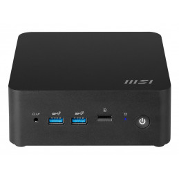 MSI CUBI NUC AI 1UMG-019BEU barebone-tietokonerunko musta 125H Intel® SoC