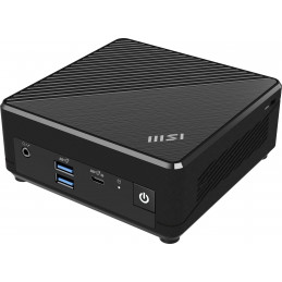 MSI CUBI N ADL S-225BEU barebone-tietokonerunko 0.69L kokoinen PC musta N100