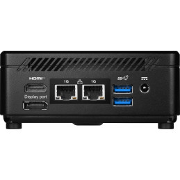 MSI CUBI N ADL S-225BEU barebone-tietokonerunko 0.69L kokoinen PC musta N100