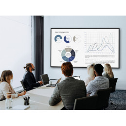 Viewsonic CDE7530 infonäyttö 190,5 cm (75") Wi-Fi 450 cd m² 4K Ultra HD musta Sisäänrakennettu prosessori Android 11